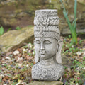 Tealight Thai Buddha Stone Statue