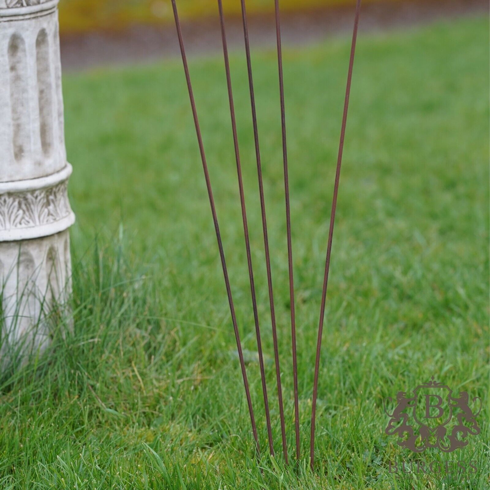 Poppy Heads Large Metal Garden Ornament