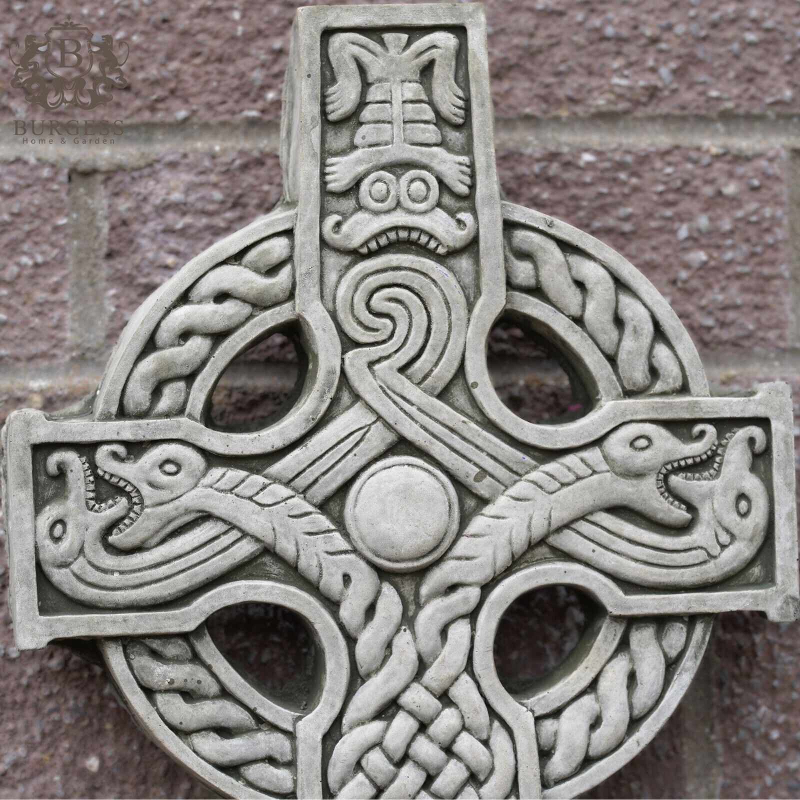 Nordic Cross Hanging Stone Plaque