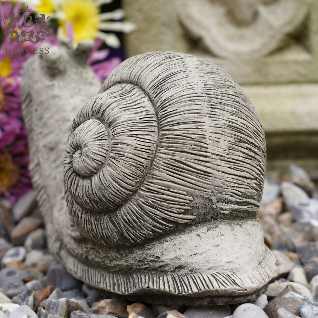 Garden Snail Stone Statue