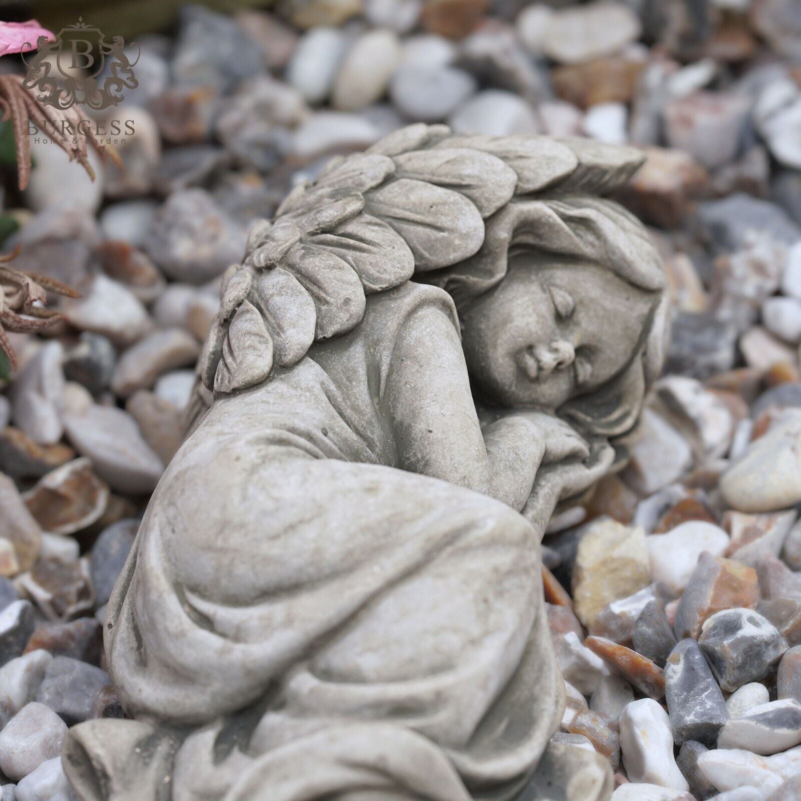 Sleeping Angel Stone Statue