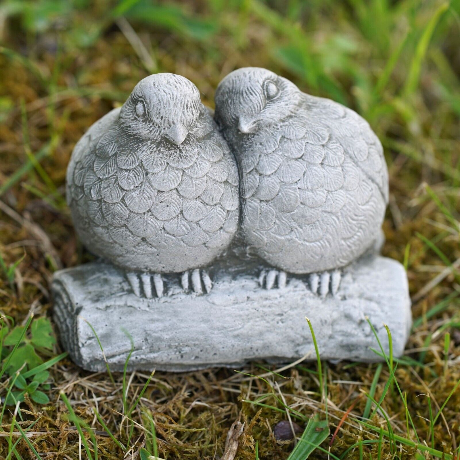 Blue Tits Stone Garden Ornament