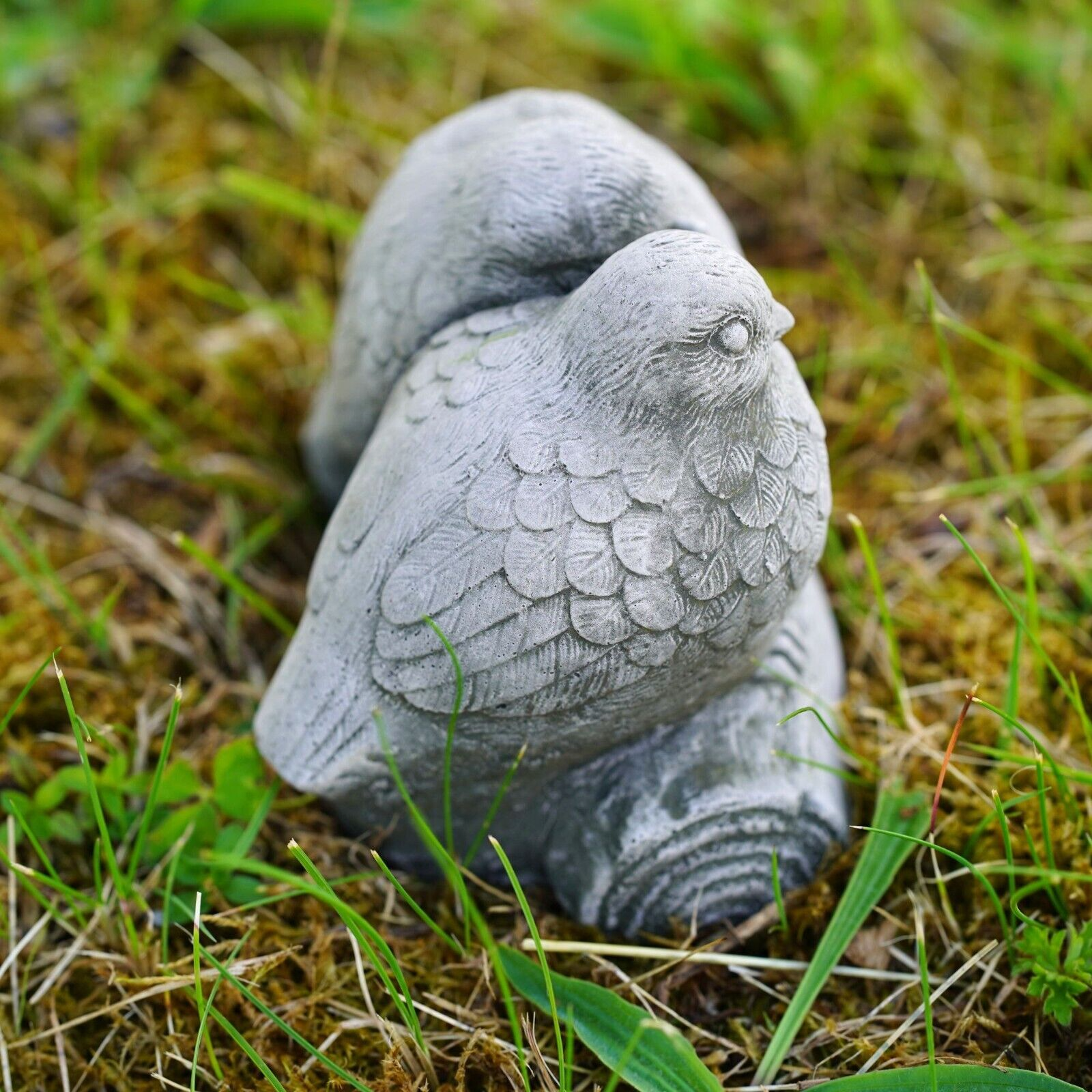 Blue Tits Stone Garden Ornament