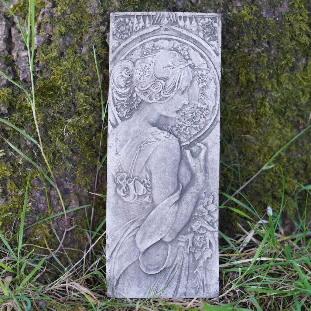 Art Nouveau Garden Wall Plaque