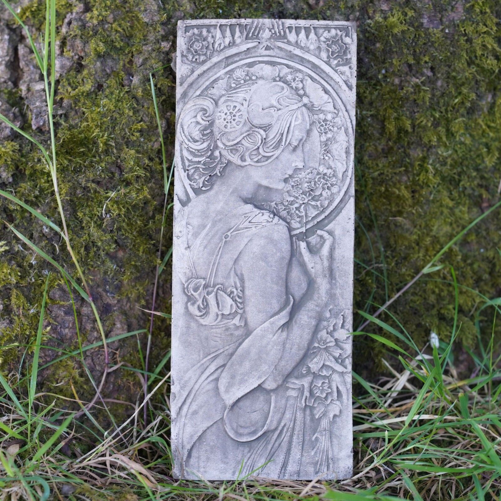Art Nouveau Garden Wall Plaque