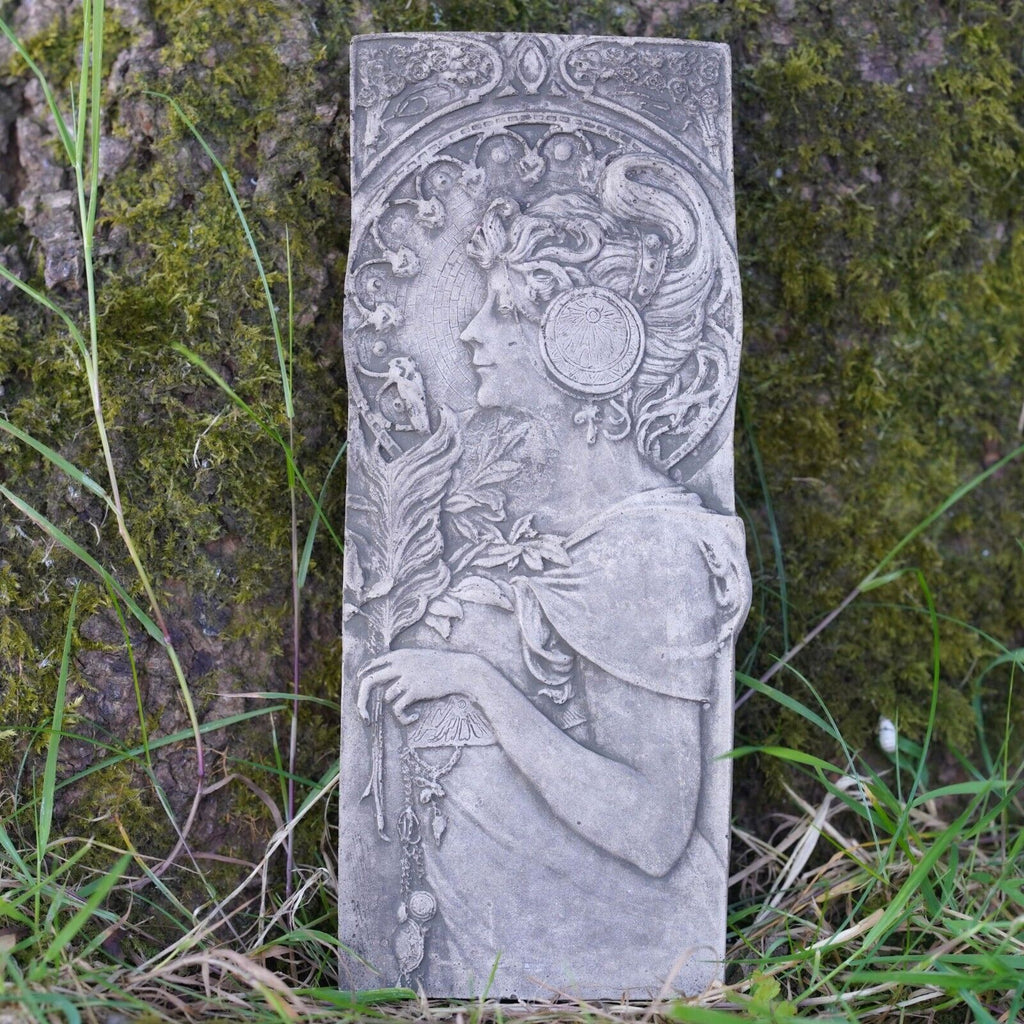 Art Nouveau Garden Wall Plaque