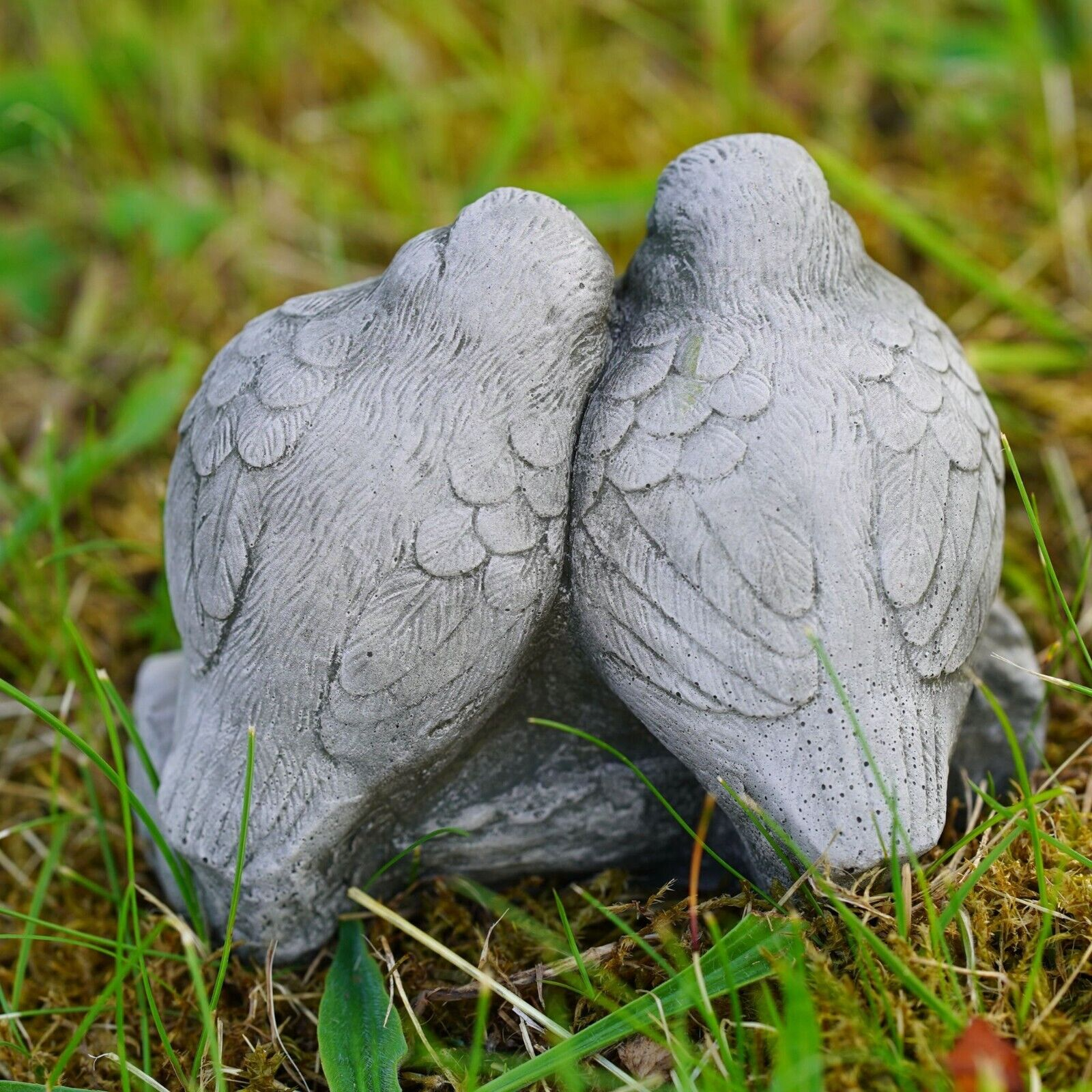 Blue Tits Stone Garden Ornament