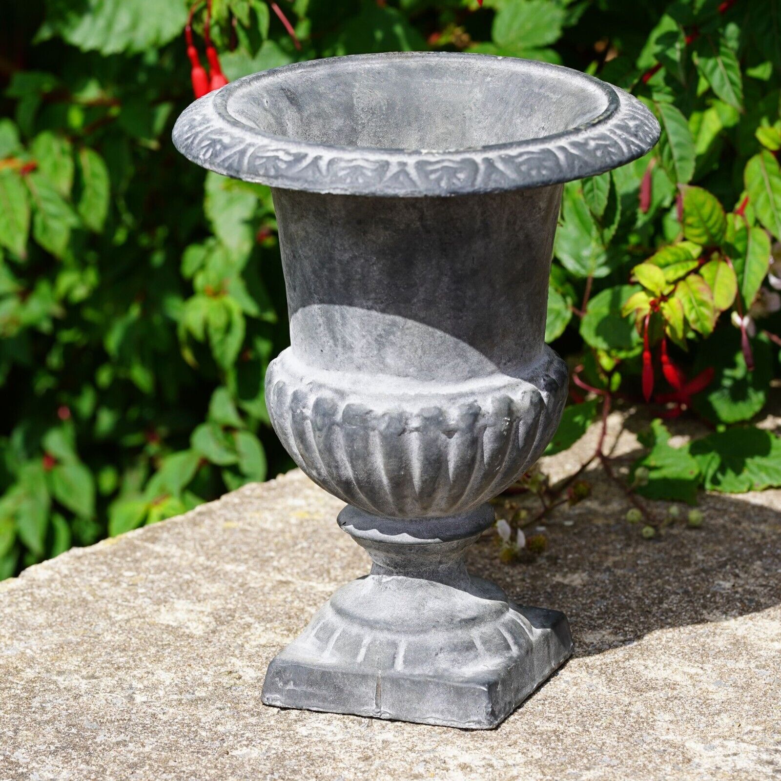Cast Iron Urn Lead Finish
