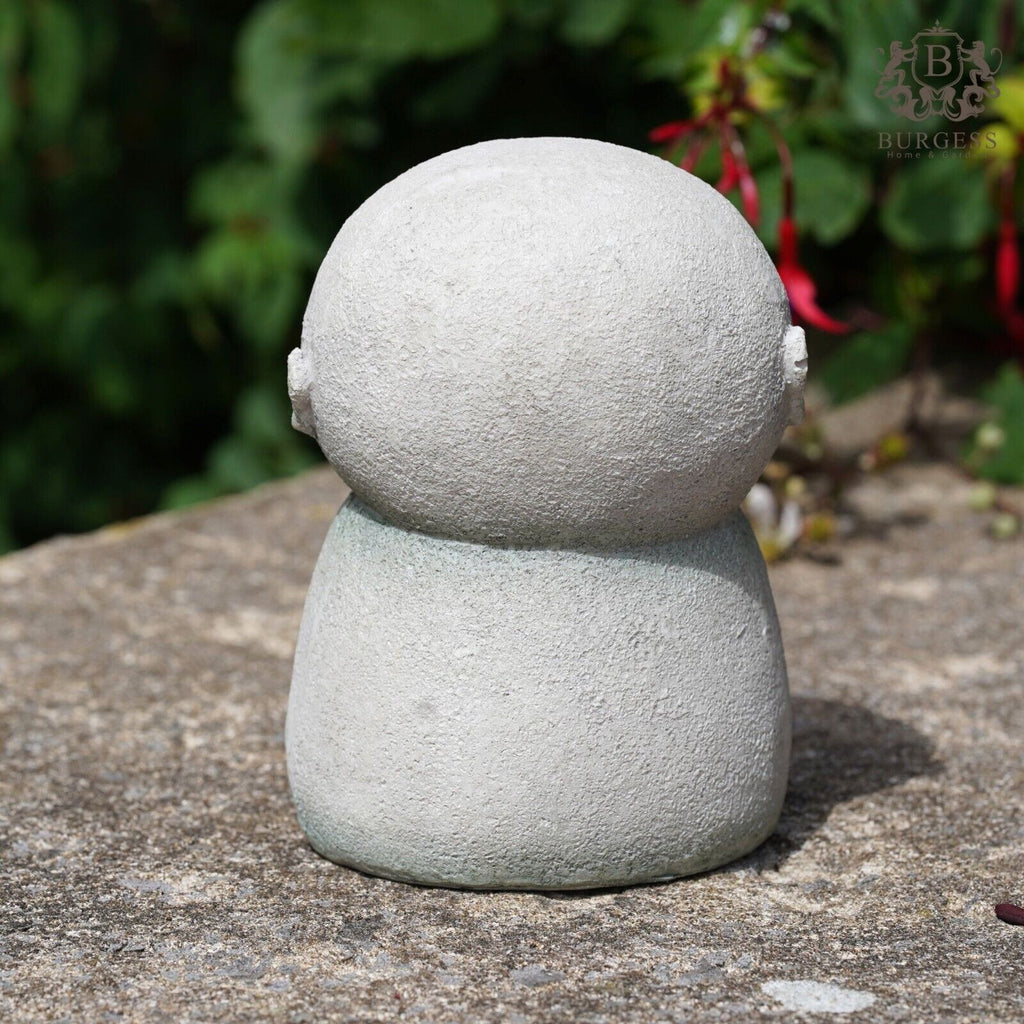 Meditating Monk Resin Statue
