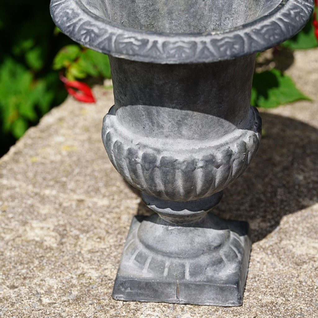 Cast Iron Urn Lead Finish