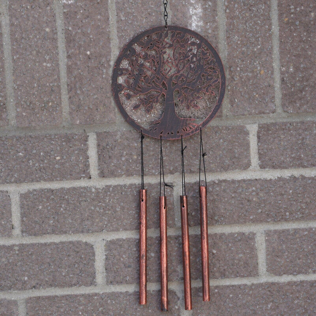 Tree of Life Windchime Metal Garden Ornament