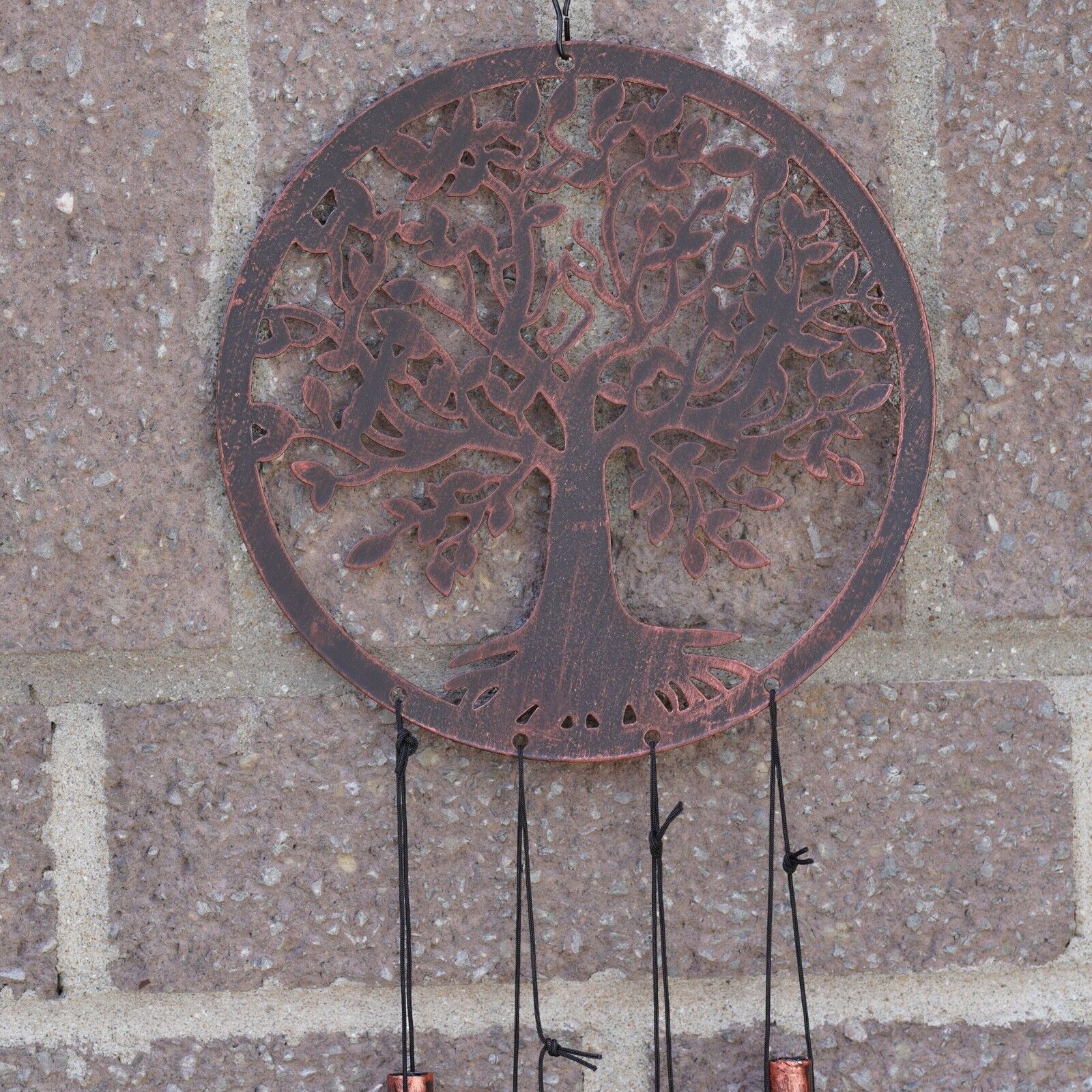 Tree of Life Windchime Metal Garden Ornament