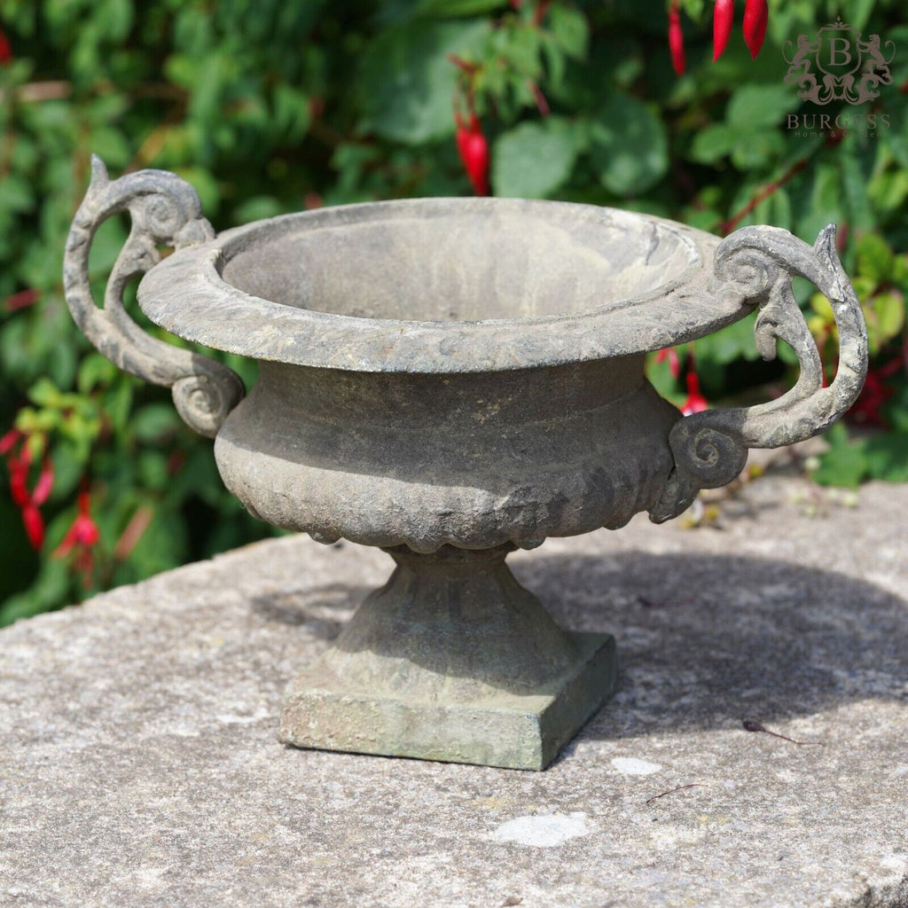 Cast Iron Urn with Handles