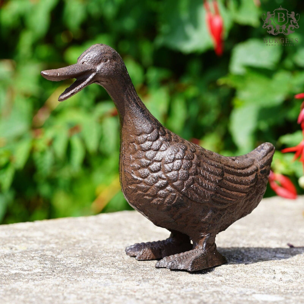 Happy Duck Cast Iron Ornament