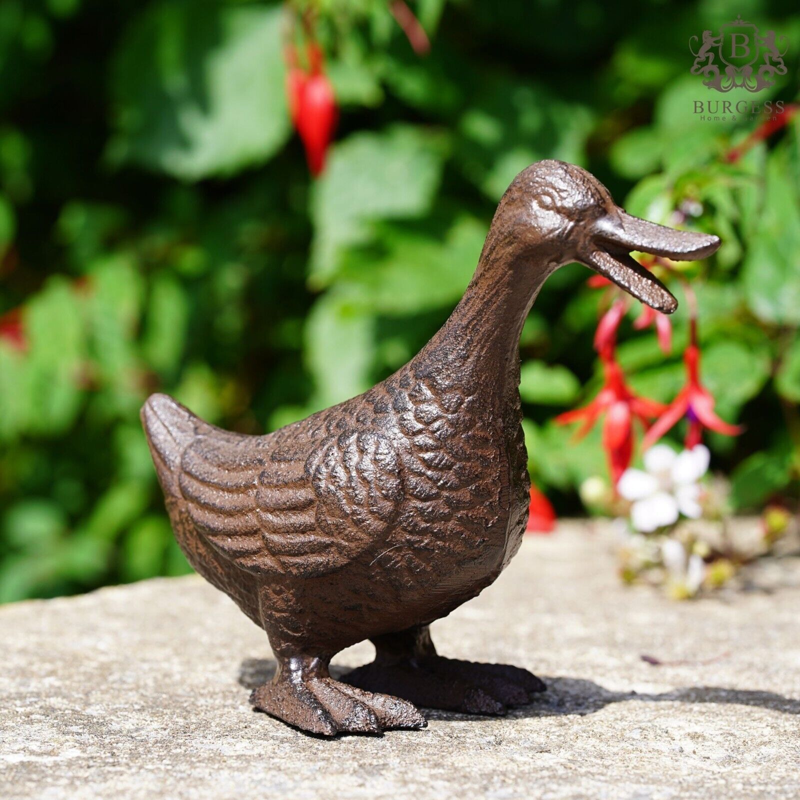 Happy Duck Cast Iron Ornament