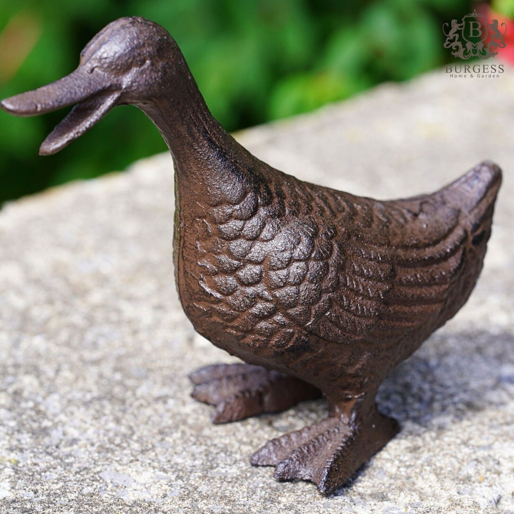 Happy Duck Cast Iron Ornament