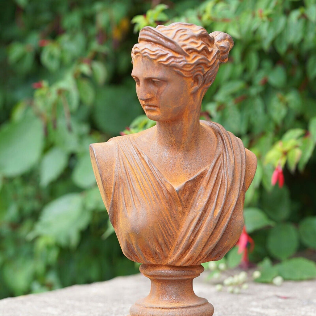 Cast Iron Athena Bust