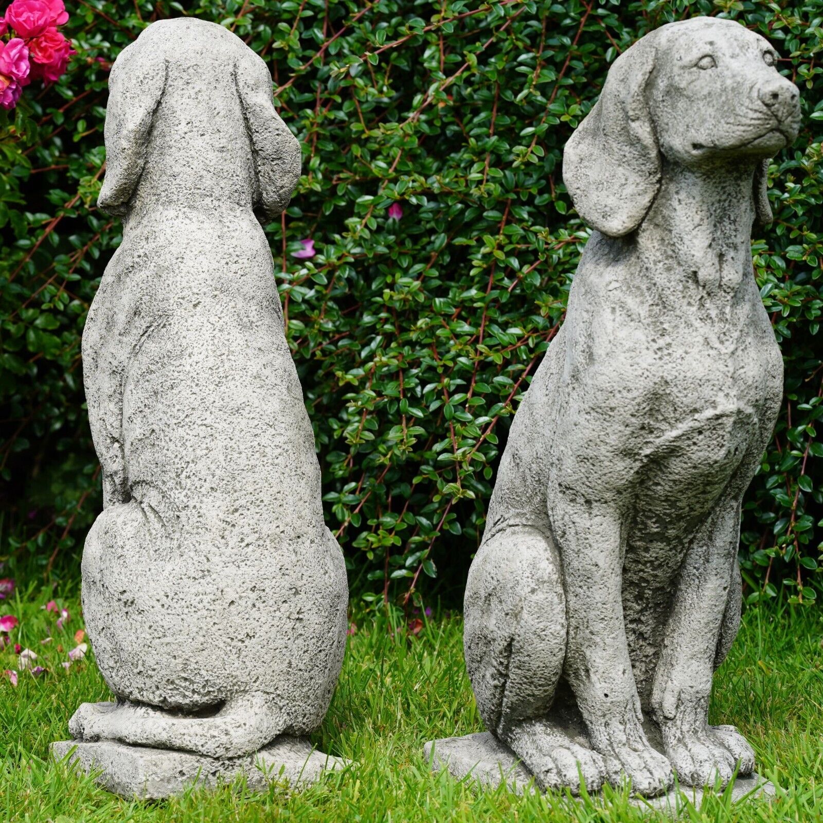 Large Hound Stone Statue (Individual)