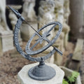 Cast Iron Large Armillary Lead Finish