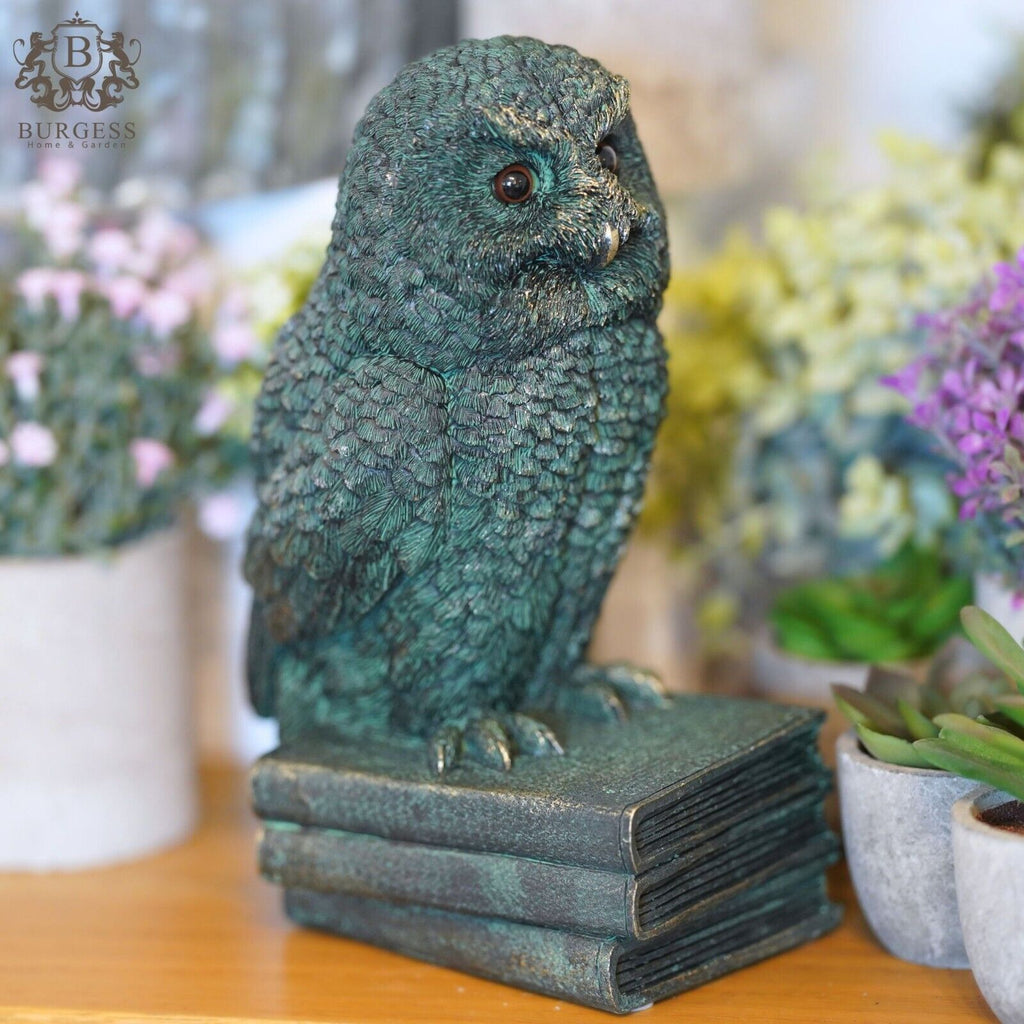 Barn Owl Bookend Resin Ornament