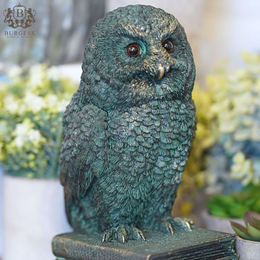Barn Owl Bookend Resin Ornament