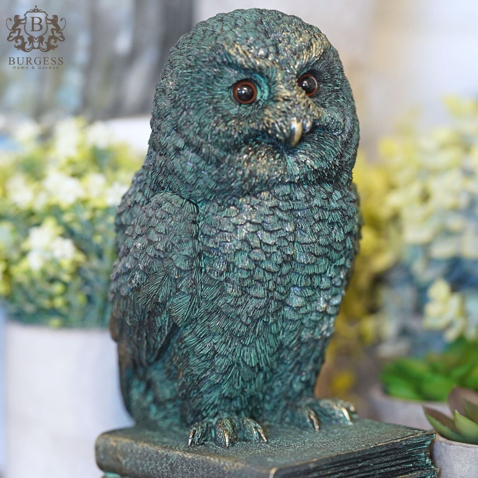 Barn Owl Bookend Resin Ornament