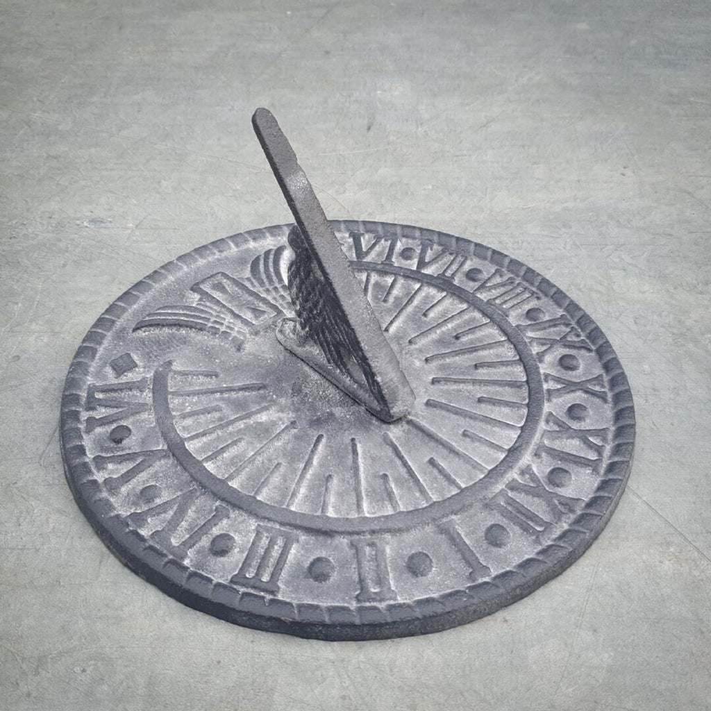Cast Iron Sun Dial Lead Finish