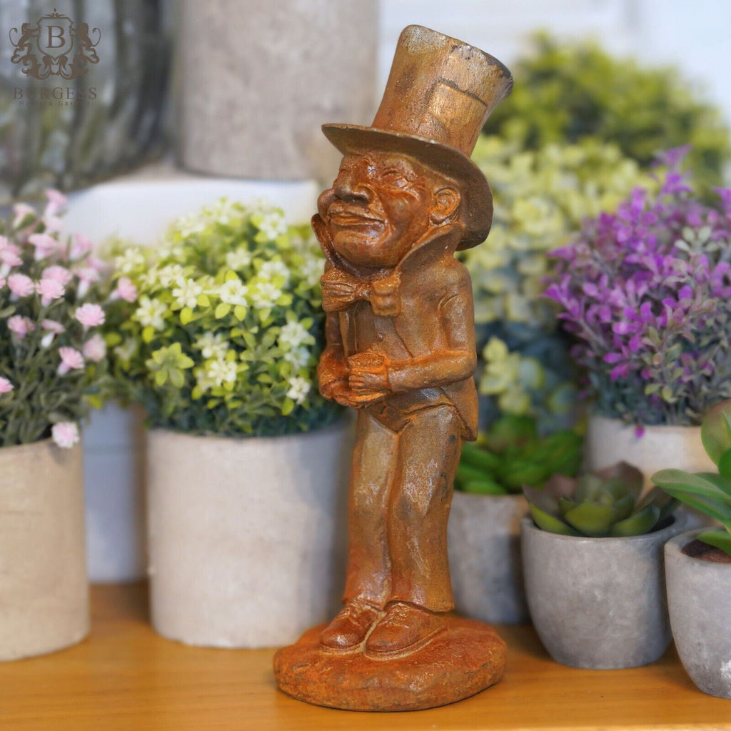 Cast Iron Mad Hatter Statue