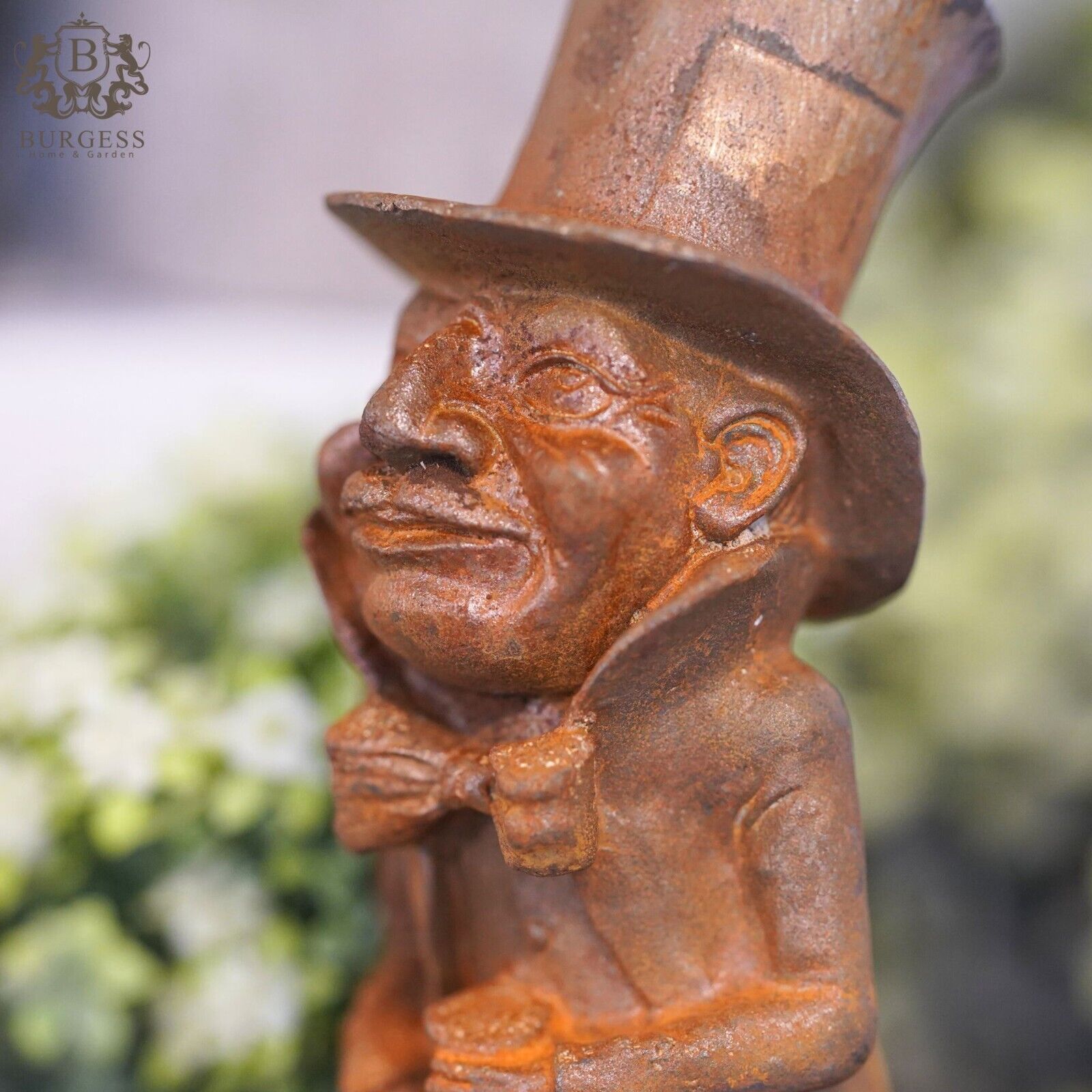 Cast Iron Mad Hatter Statue