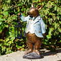 Large Pig with Lantern Ornament