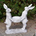 Large Hare with Basket Garden Ornament Bird Feeder