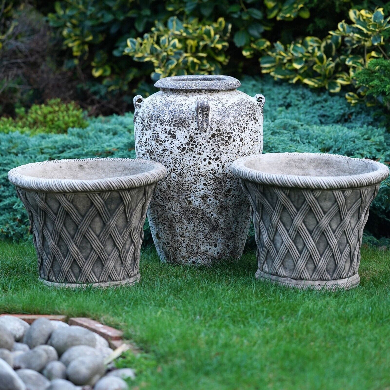 Large Ancient Amphora Garden Planter