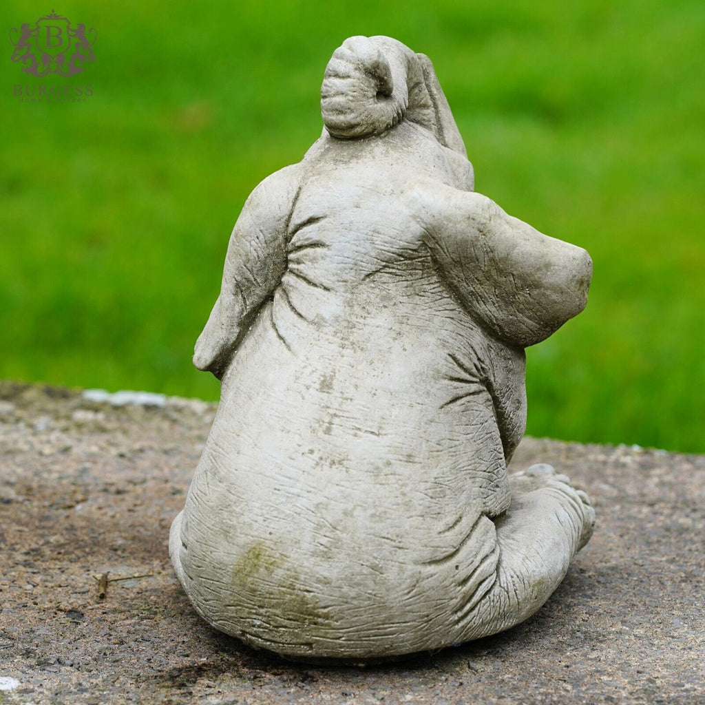 Elephant Stone Statue | Outdoor Garden Ornament