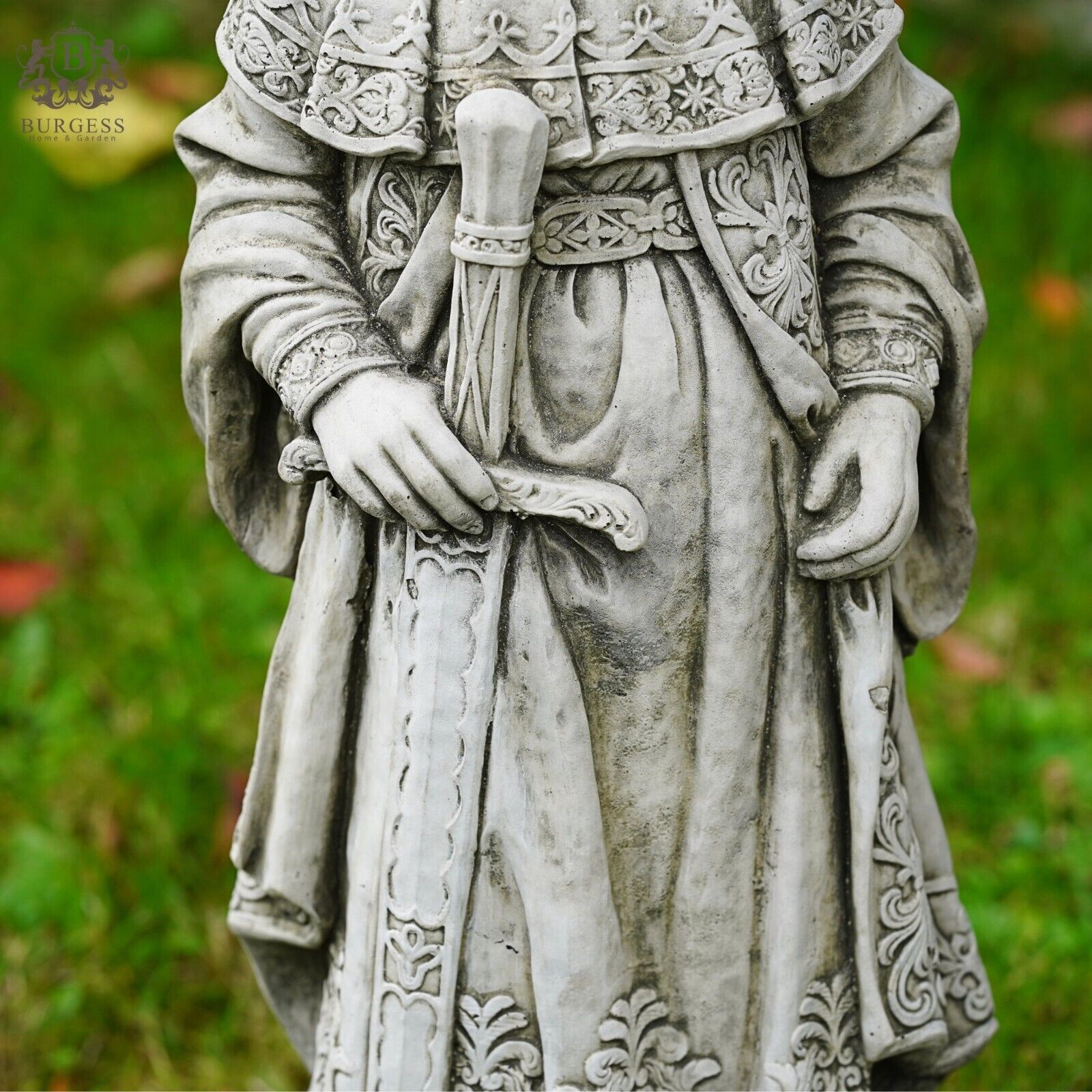 King Arthur + Queen Guinevere Large Stone Statues
