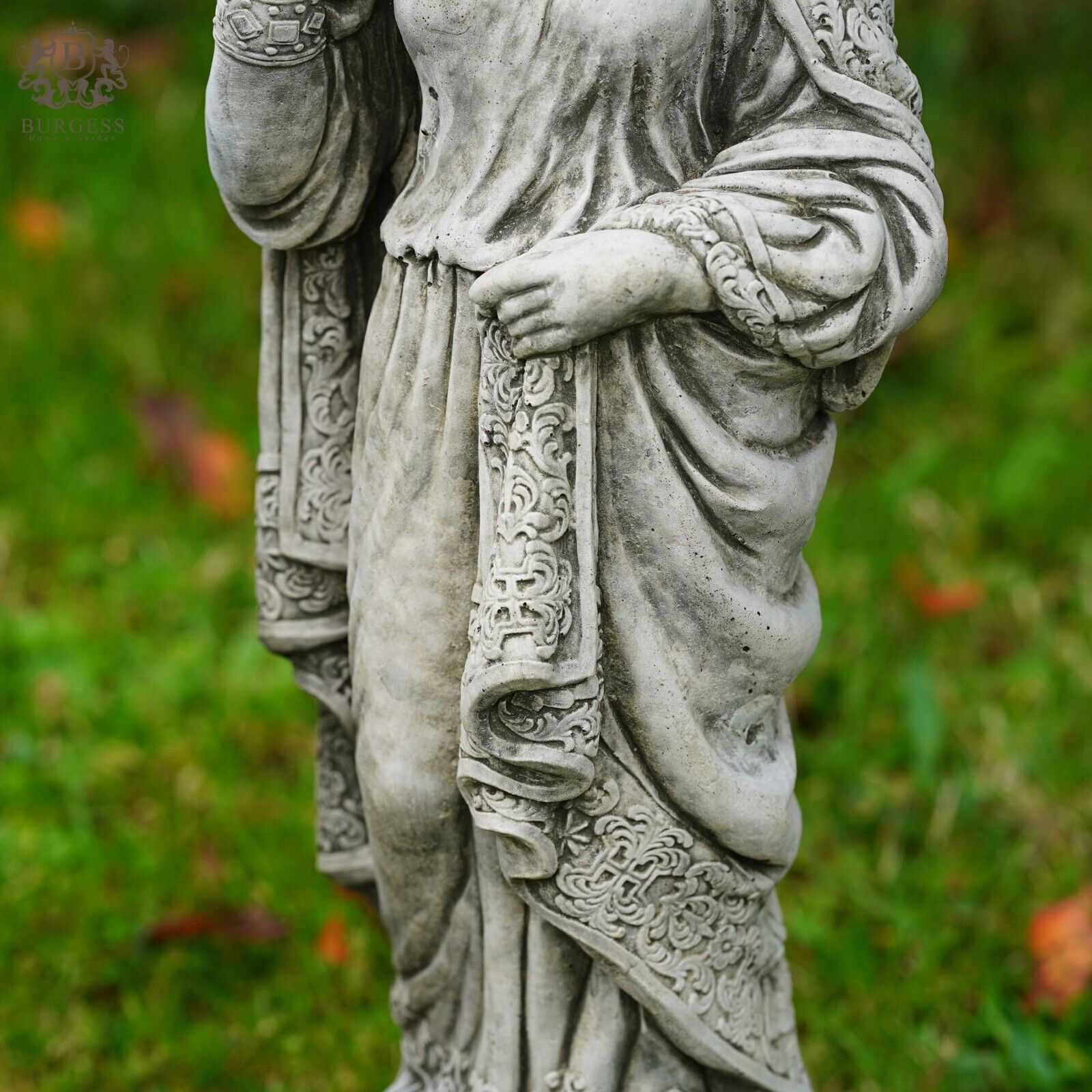 King Arthur + Queen Guinevere Large Stone Statues