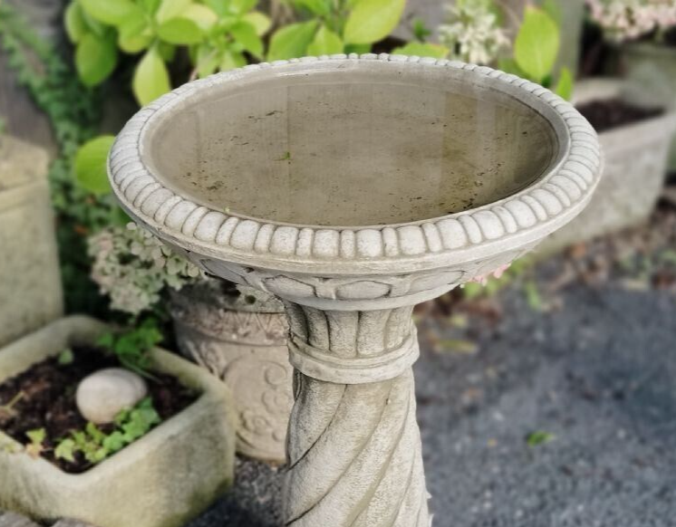 Replacement Bird Bath Top Large Lid Stone Statue