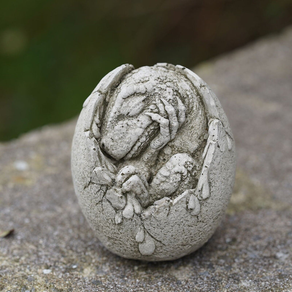Dinosaur in Egg Stone Statue