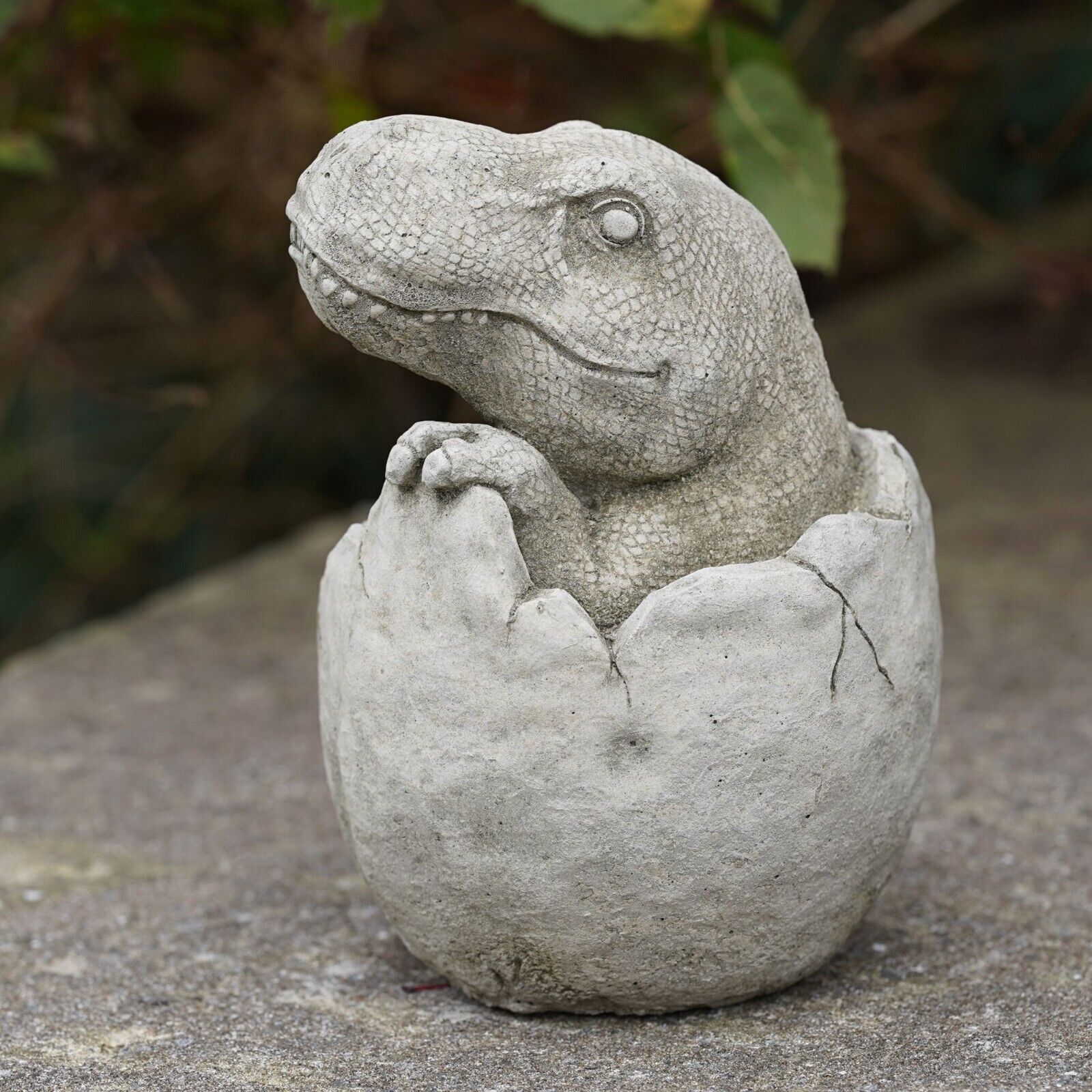 Dinosaur in Egg T-Rex Stone Statue