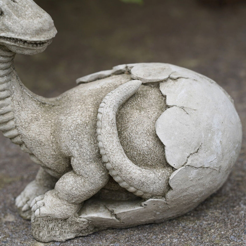 Dinosaur in Egg Shell Brachiosaurus Stone Statue