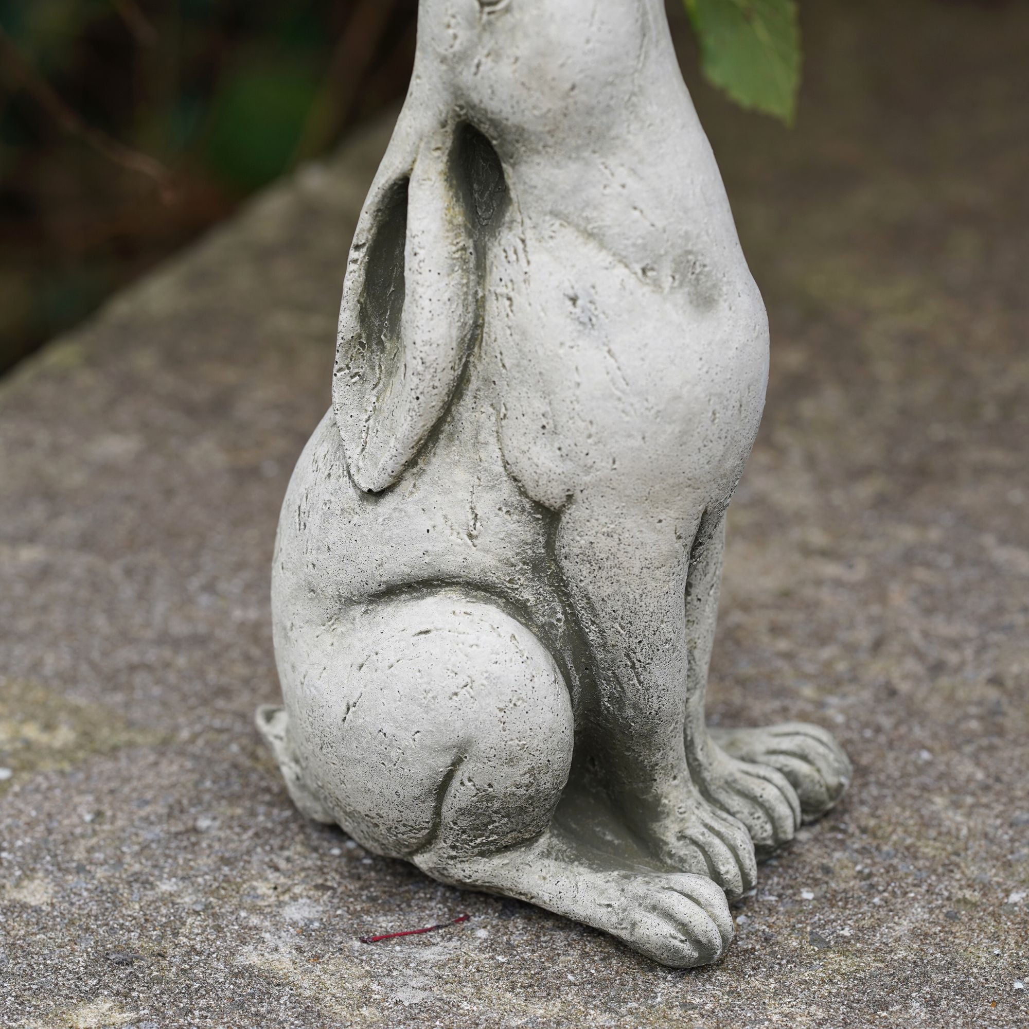 Moon Gazing Hare Stone Garden Statue | Rabbit Outdoor Ornament