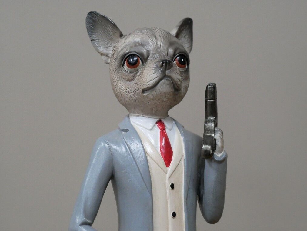 Gangster Dogs Mafia Resin Statue Set 3