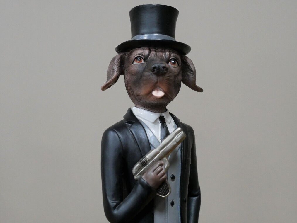 Gangster Dogs Mafia Resin Statue Set 3