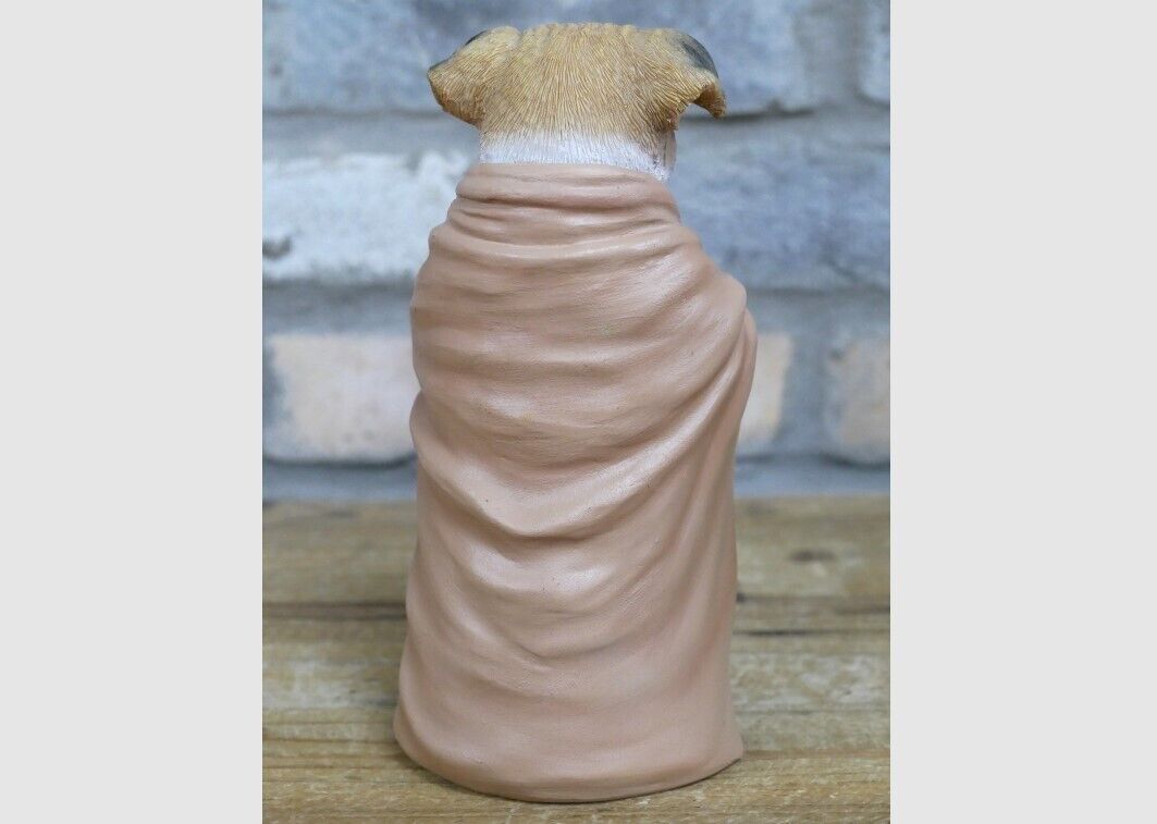 Bedtime British Bulldog Resin Ornament