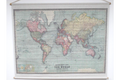 XL Large World Map Wall Art Canvas Hanging