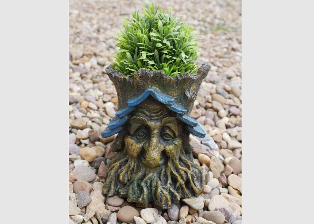 Tree Greenman Resin Planter Home Garden Flower Pot
