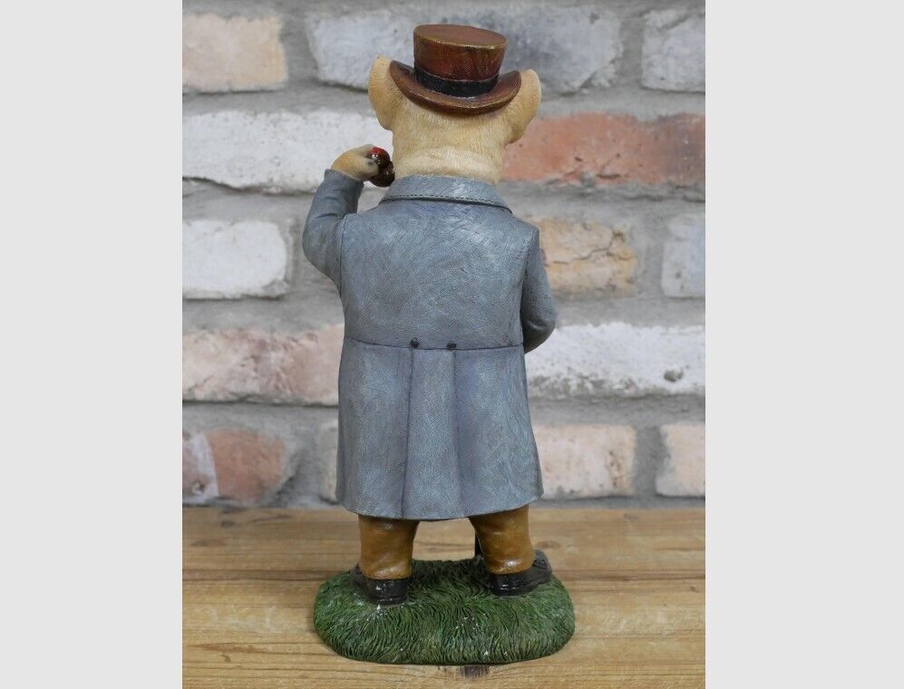 French Bulldog Gentleman Resin Ornament