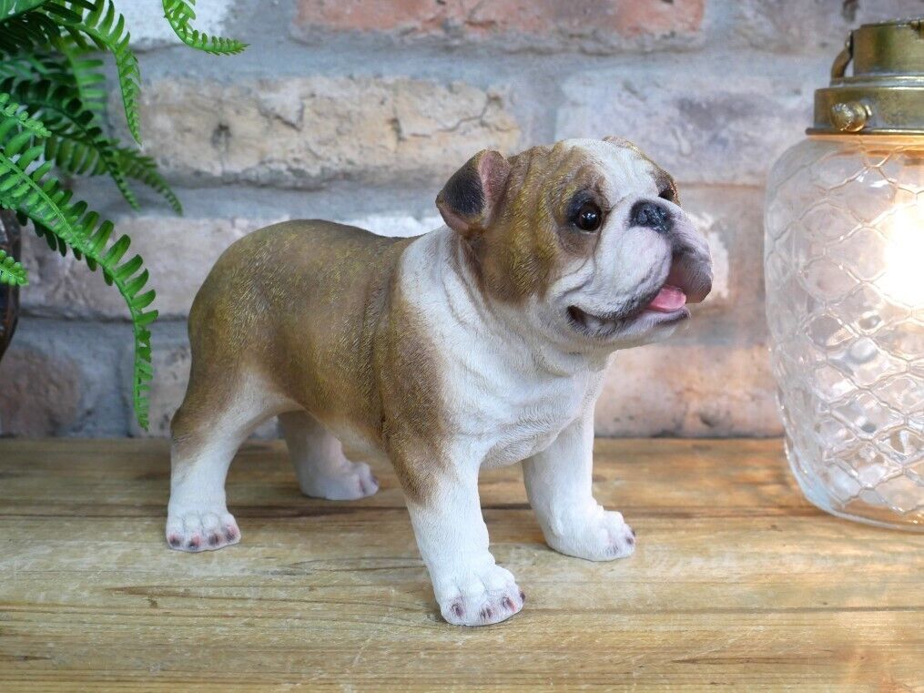 Standing British Bulldog Resin Ornament