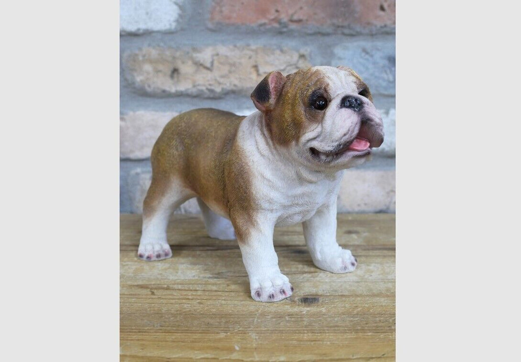 Standing British Bulldog Resin Ornament