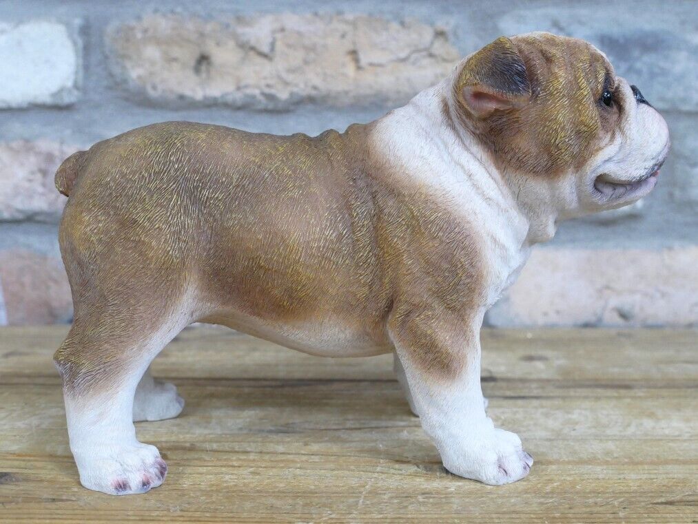 Standing British Bulldog Resin Ornament