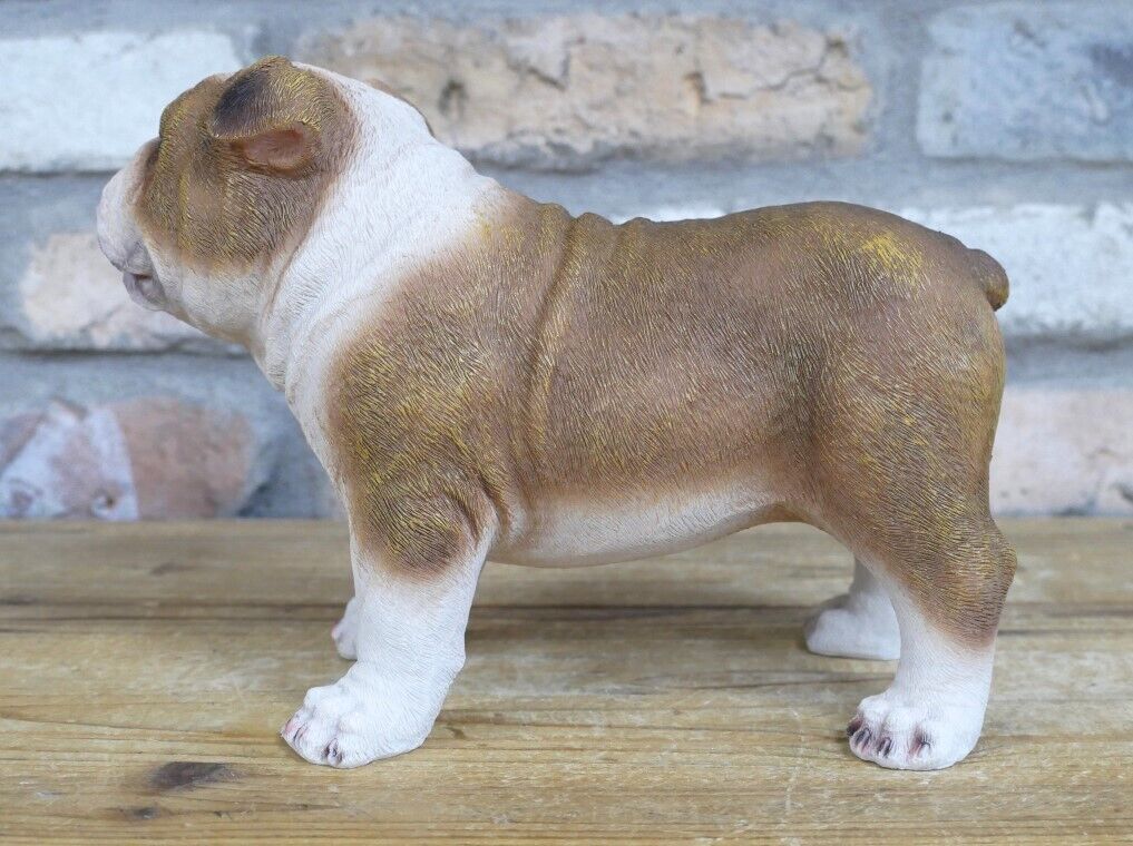 Standing British Bulldog Resin Ornament